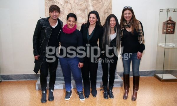  Eurovision 2013: Bilan- Serifovic-Ruslana-Παπαρίζου επισκέφτηκαν το Εθνικό Αρχαιολογικό μουσείο
