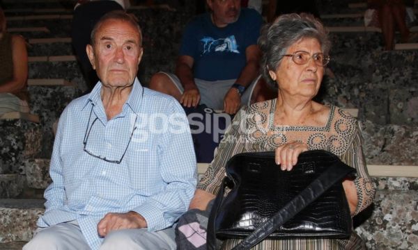 Γιάννης Βογιατζής: Στην Επίδαυρο με την σύζυγό του