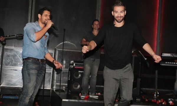 Ο Γιώργος Μαζωνάκης διασκέδασε στον Σαμπάνη