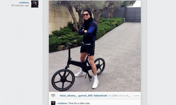 Δεν θα πιστεύετε πώς είναι το ποδήλατο του Cristiano Ronaldo!