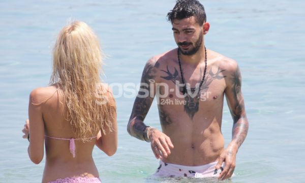 Γκουγκούση – Αθανασιάδης: Συνεχίζουν τις διακοπές τους στη Μύκονο 