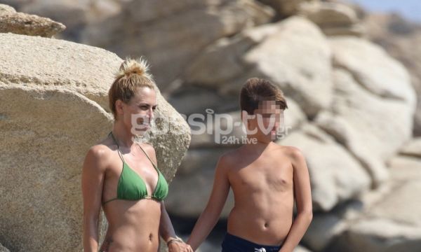 Οι βουτιές της Νορέττας από τα βράχια και οι τρυφερές στιγμές με τα παιδιά της