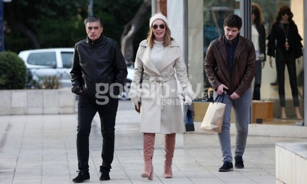 Στεφανίδου – Ευαγγελάτος: Βόλτα με το μεγάλο γιο της οικογένειας