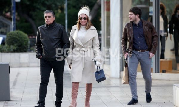 Στεφανίδου – Ευαγγελάτος: Βόλτα με το μεγάλο γιο της οικογένειας