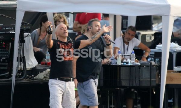 Ρέμος – Ramazzotti: Όλα όσα έγιναν στις πρόβες πριν τη μεγάλη τους συναυλία