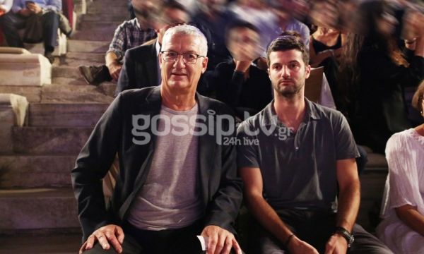 Ο Μάριος Φραγκούλης στο Ηρώδειο με την Angela Gheorghiu