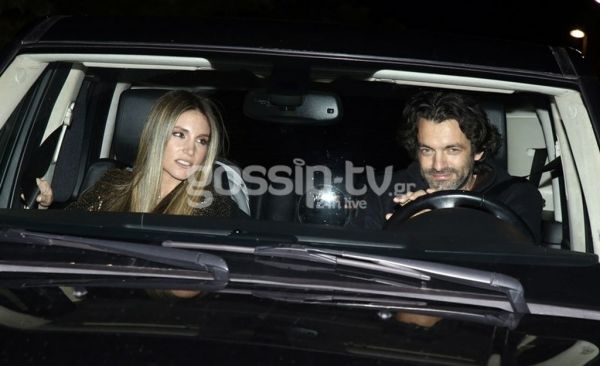 Αθηνά Οικονομάκου - Φίλιππος Μιχόπουλος: Βραδινή έξοδος για το ερωτευμένο ζευγάρι