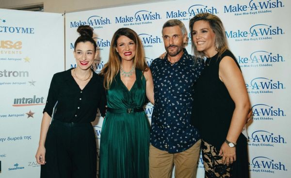 Μαρίζα Ρίζου, Αναστασία Μανιά – Πρόεδρος Make-A-Wish (Κάνε-Μια-Ευχή Ελλάδος), Σταύρος Ζαλμάς, Σάντρα Ζαφειρακοπούλου – Γενική Διευθύντρια Make-A-Wish (Κάνε-Μια-Ευχή Ελλάδος)
