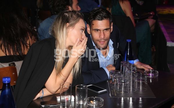 Δημήτρης Ουγγαρέζος - Ιλένια Ουίλιαμς: Νυχτερινή έξοδος για το ζευγάρι