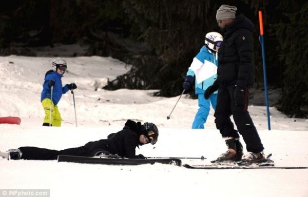  Έφαγε τούμπα στα χιόνια! (φωτό)