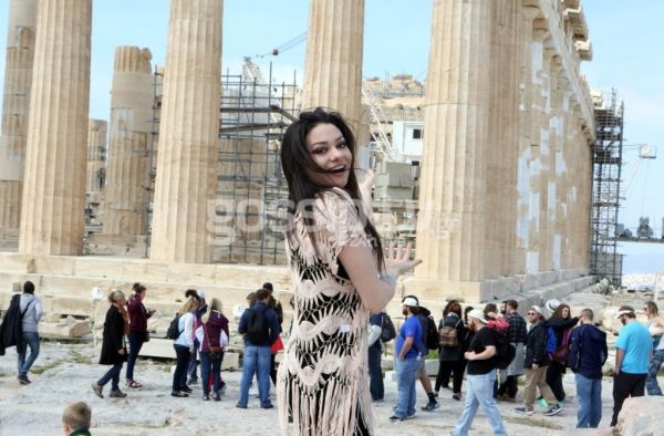 Meredith O'Connor: Η επίσκεψή της στην Ακρόπολη!