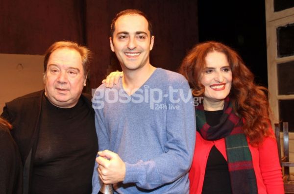 Η παράσταση «Όθων και Ποθούλα» έκοψε την πρωτοχρονιάτική της πίτα