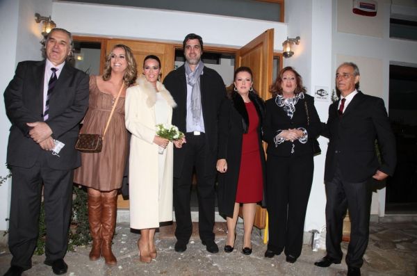 Οι πιο λαμπερές στιγμές του γάμου Οικονόμου-Λαφαζάνη