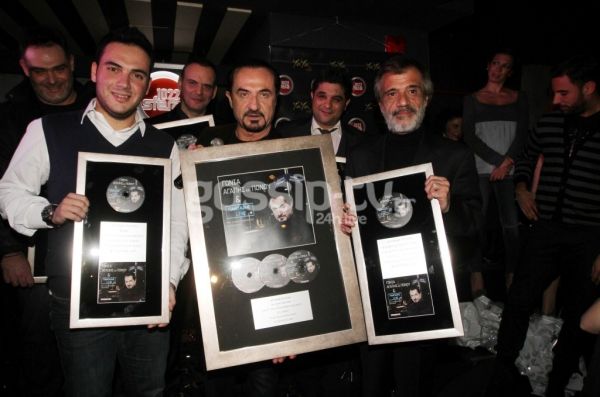 Λευτέρης Πανταζής: Απονομή πολυπλατινένιου δίσκου 