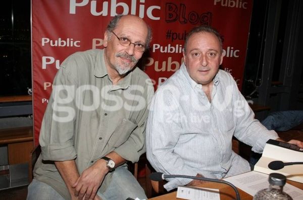 Ο Βασίλης Λυριτζής στην παρουσίαση βιβλίου του Δημήτρη Καμπουράκη