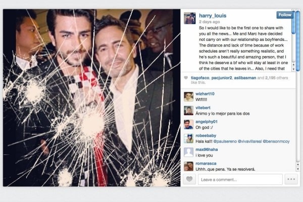 Marc Jacobs - Harry Louis: Ανακοίνωσαν τον χωρισμό τους στο instagram!