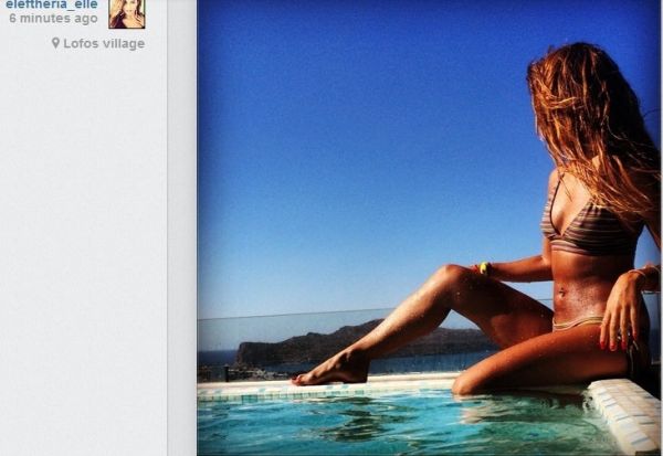 Απολαμβάνει τις διακοπές της η…