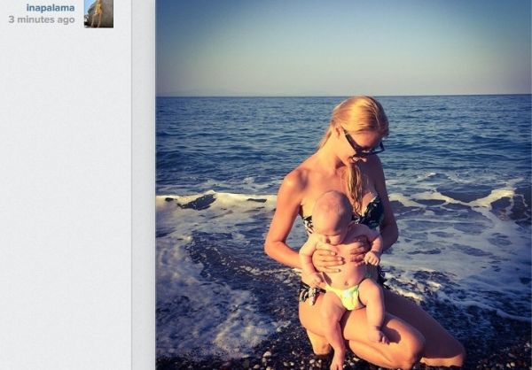 Δείτε την τρυφερή φωτογραφία της Ίνας Παλαμά στο Instagram!