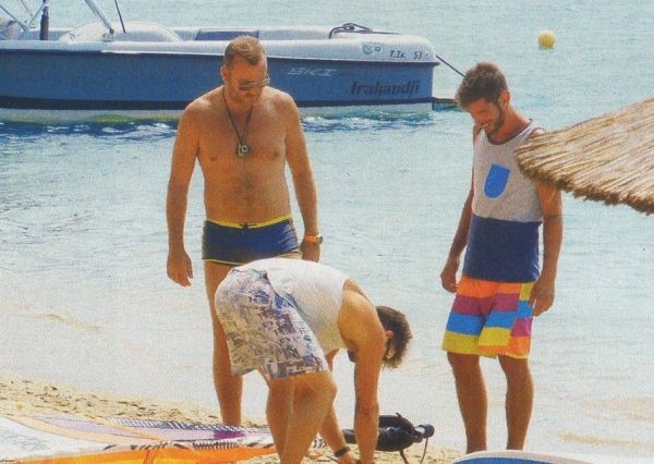 Σκιάθος 2014: Ο Τόνυ Δημητρίου και το wind surf!