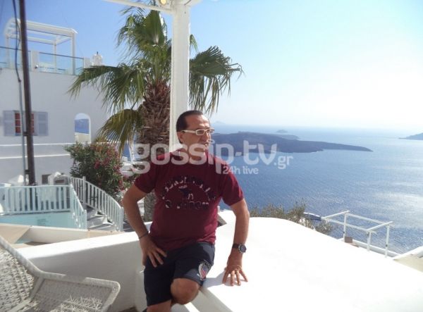 Λευτέρης Πανταζής: Με την κόρη του στην Μύκονο