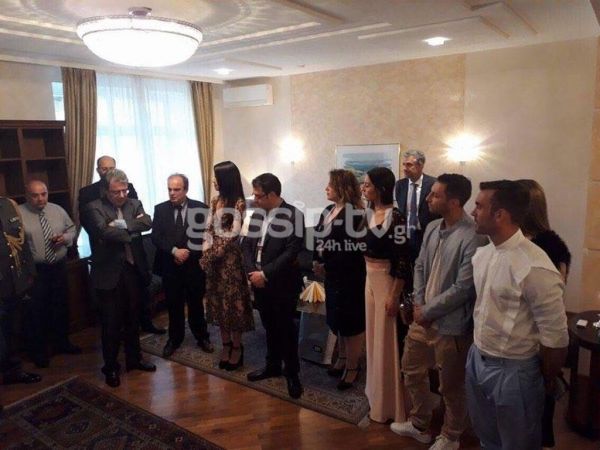 Eurovision 2017: Η Demy στην ελληνική Πρεσβεία στο Κίεβο 