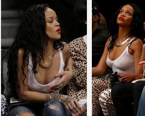 Mε τέτοιο ντεκολτέ ποιος παρακολούθησε τον αγώνα μπάσκετ;