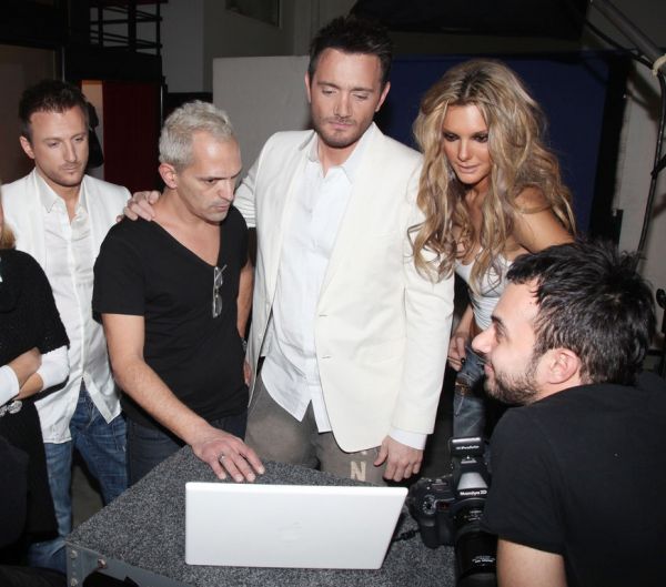 Το backstage της φωτογράφισης Μενιδιάτη-Καραφώτη-Θέλξη