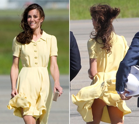 Καρέ-καρέ το upskirt της Kate Middleton