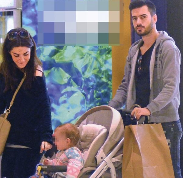 Λασκαράκη – Τσιμιτσέλης: Γιορτινές αγορές με την κόρη τους