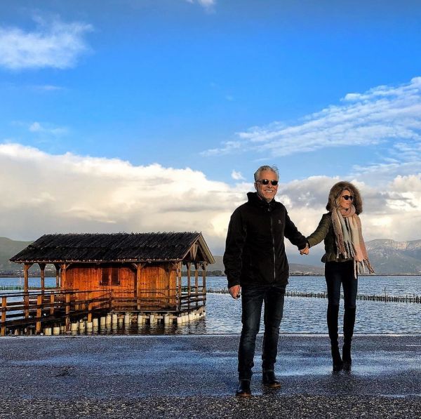 Χάρης Χριστόπουλος: Απόδραση με την αγαπημένη του Άννα