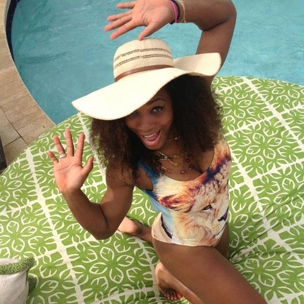Είναι η Serena Williams από τις διακοπές της στις Μπαχάμες!  
