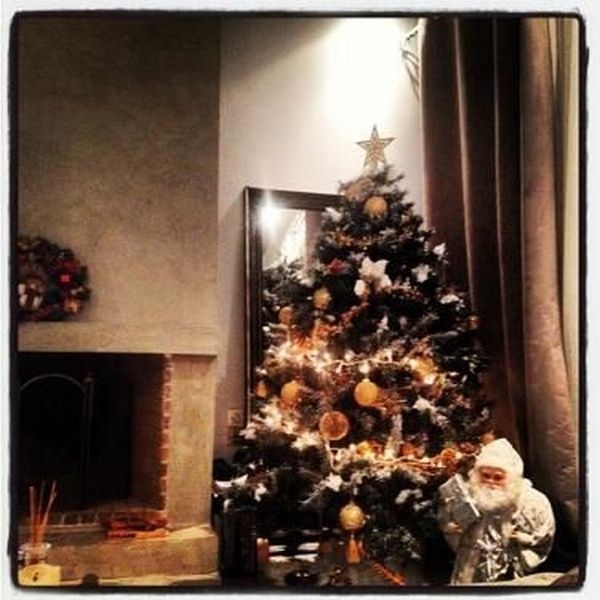 Στόλισε το χριστουγεννιάτικο δέντρο, αλλά της κάηκαν τα λαμπάκια! (φωτό)