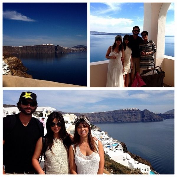 Οι αδελφές Kardashian στην Σαντορίνη