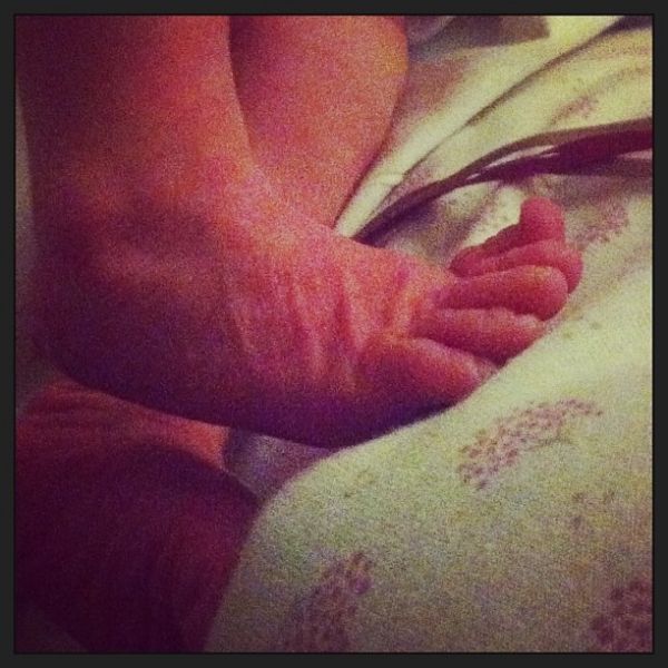 Οι πρώτες φωτογραφίες του μωρού της (φωτό)