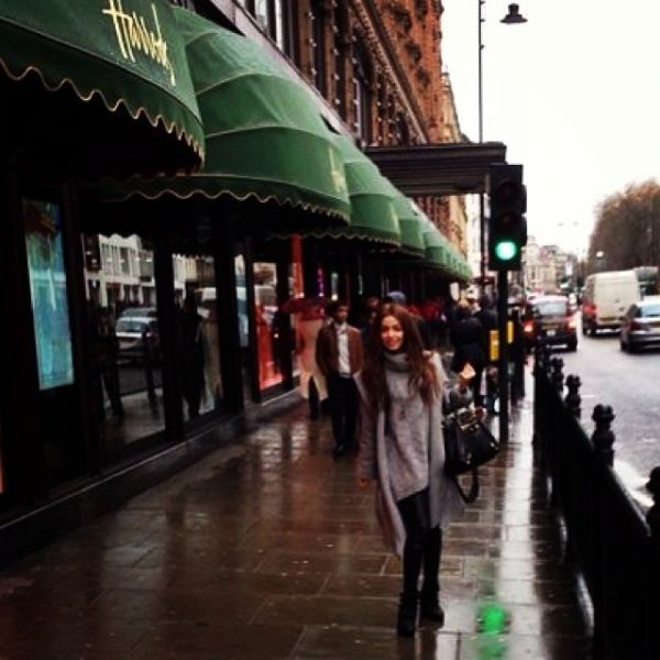 To ταξίδι της Ελένης Φουρέιρα στο Λονδίνο (φωτό)