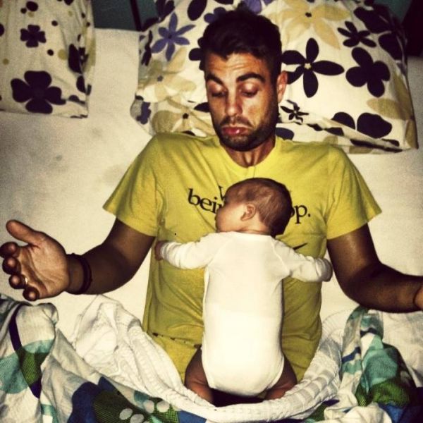 Η τρυφερή φωτογραφία του Έλληνα παρουσιαστή με τον γιο του