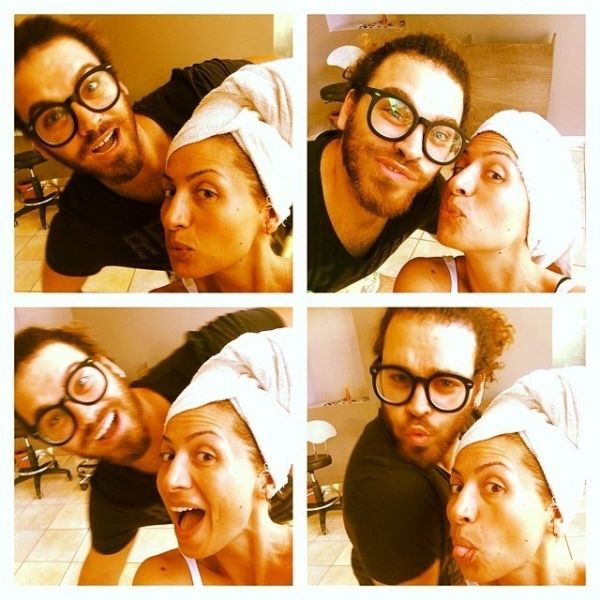 Η Μαρία Ηλιάκη με πετσέτα στο κεφάλι και άβαφη!