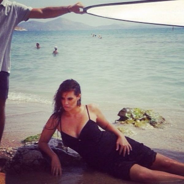 Η σέξι φωτογράφιση της Μαρίας Κορινθίου