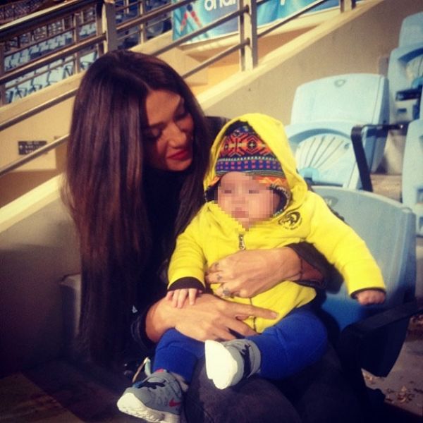 Αγγελική Ηλιάδη: Με τον γιο της στο γήπεδο για να δουν αγώνα του Γκέντσογλου