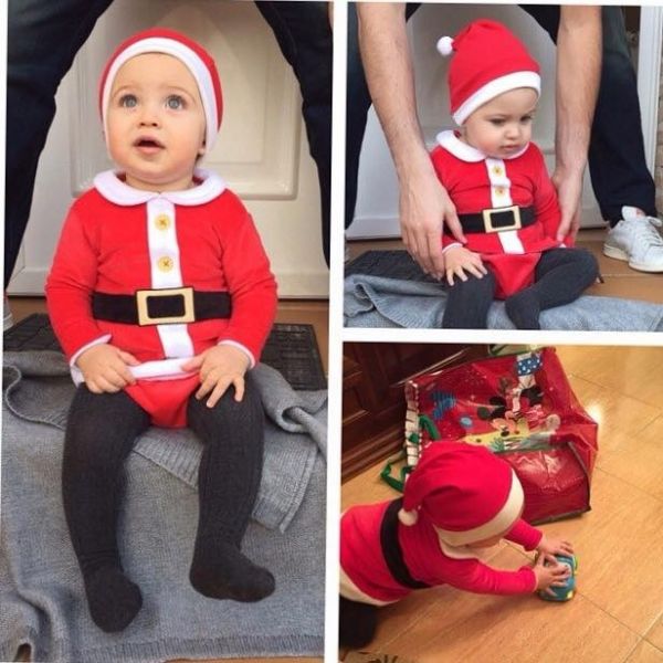 Έντυσαν Άγιο Βασίλη τον γιο τους