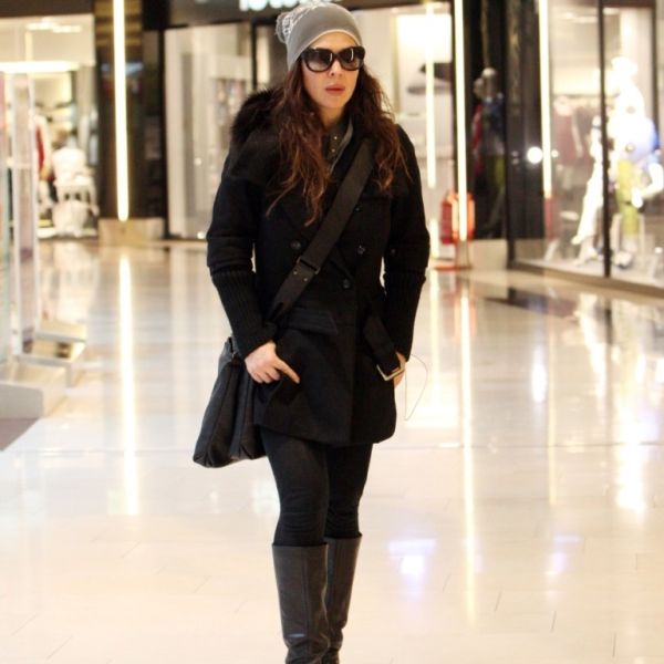 Με χειμωνιάτικο look η Ναταλία