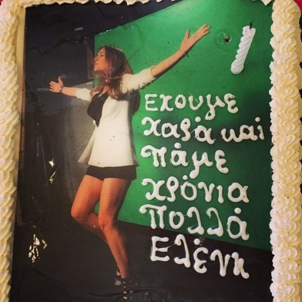 Ελένη Τσολάκη: Δείτε την εντυπωσιακή τούρτα γενεθλίων της!