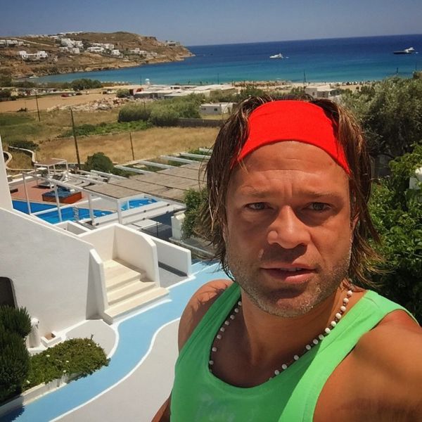 Φόρεσε την στέκα του και πήγε στην παραλία!