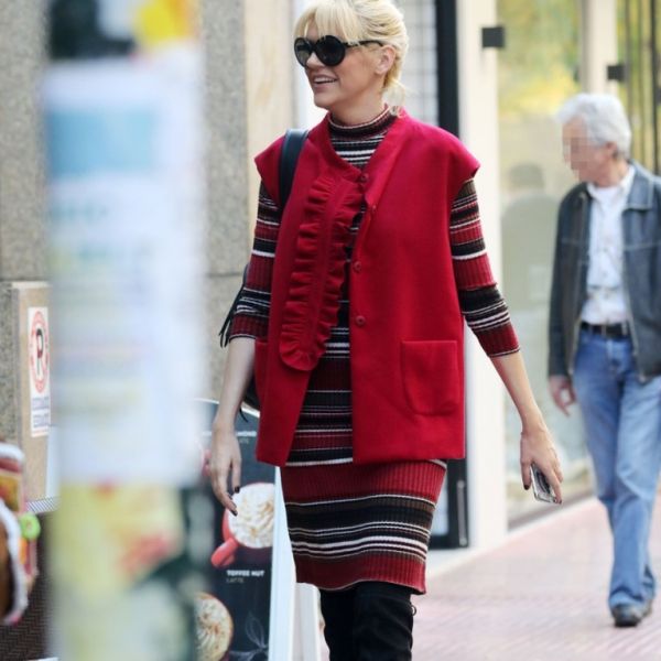 Στο κλίμα των εορτών η Σάσα Σταμάτη