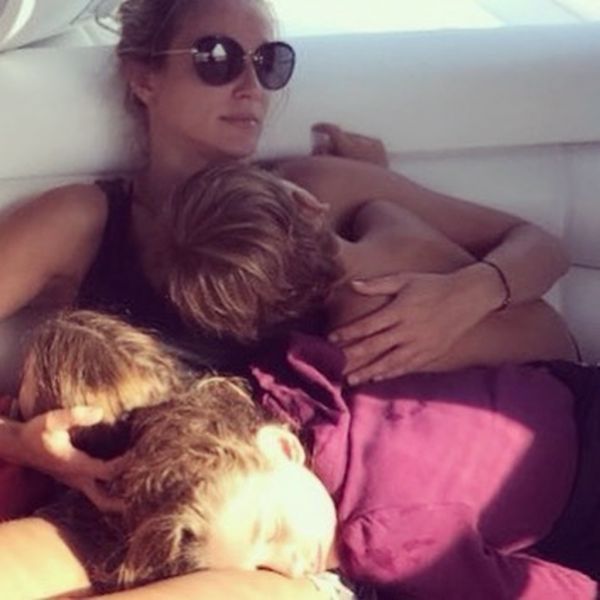 Κάτια Ζυγούλη: Η τρυφερή αγκαλιά με τα παιδιά της