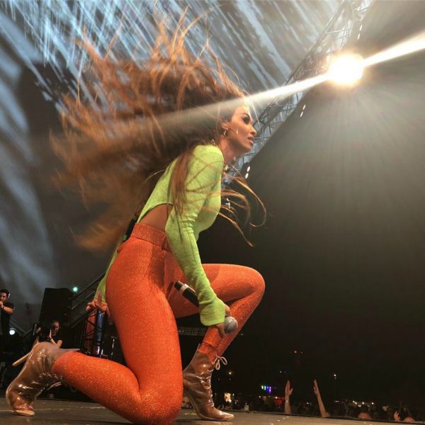 Ελένη Φουρέιρα: Δείτε τι έκανε λίγο πριν βγει στην σκηνή στην Στοκχόλμη