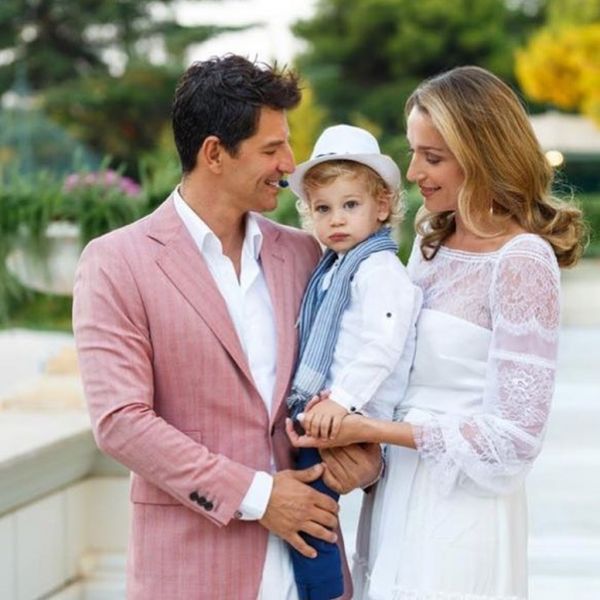 Ρουβάς-Ζυγούλη: Βαφτίσανε τον γιο τους. Δείτε φωτογραφίες του νεοφώτιστου