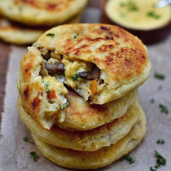 Γεμιστοί πατατοκεφτέδες με λαχανικά!