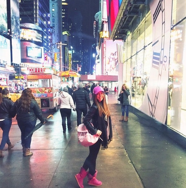 Χριστίνα Μιλιου: Γιόρτασε τα Χριστούγεννα στην Νέα Υόρκη