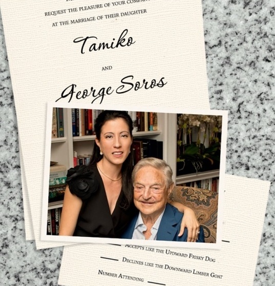 Ο πολυεκατομμυριούχος George Soros παντρεύτηκε στα 83 του για τρίτη φορά